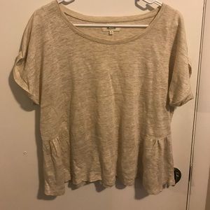 Madewell Peplum Top